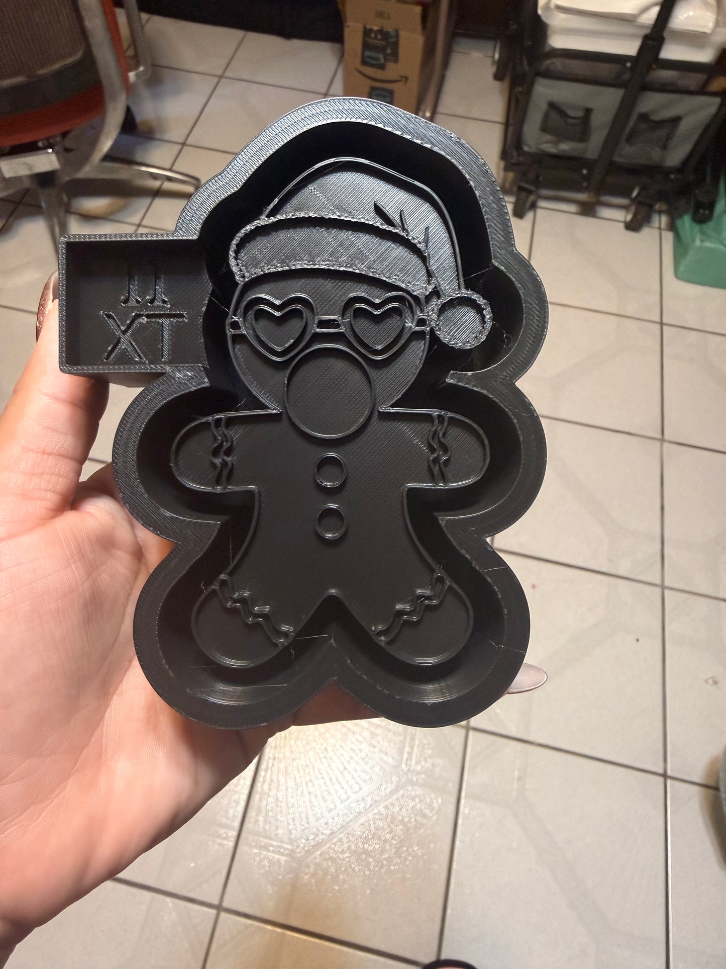 Gingerbread bubblegum freshie mold